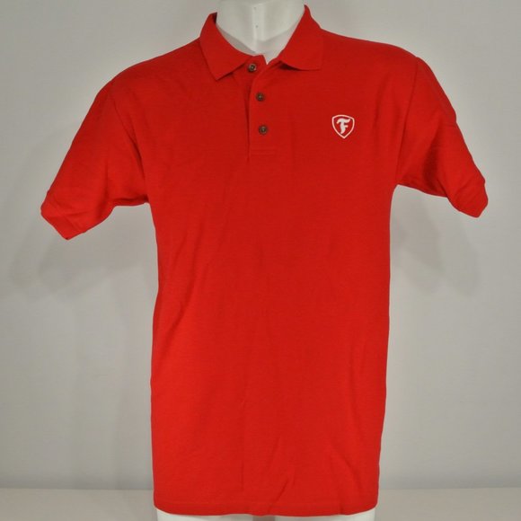 FIRESTONE TIRE Logo Automotive Red Polo Shirt Employee Uniform NEW Size XL - Picture 2 of 6